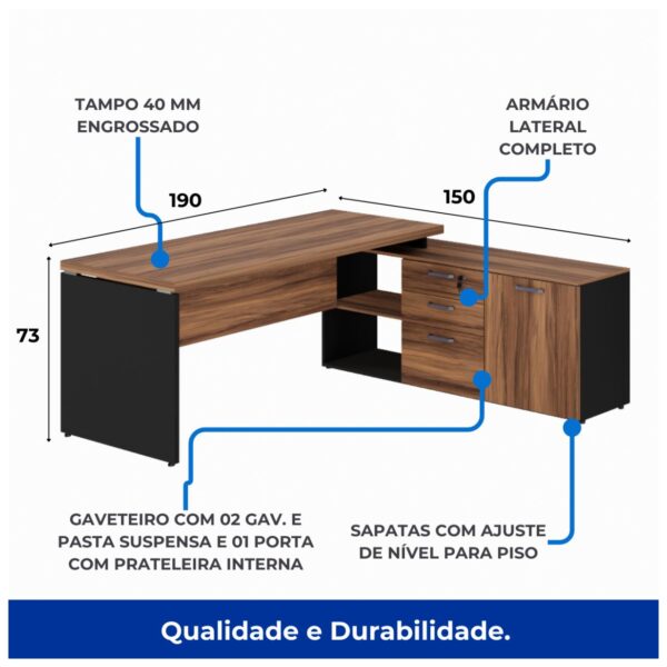 MESA DIRETORIA NOGAL/SEVILHA - Image 2