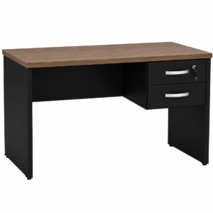 Mesa Reta Maranello 1,20x60 – Nogal com Preto