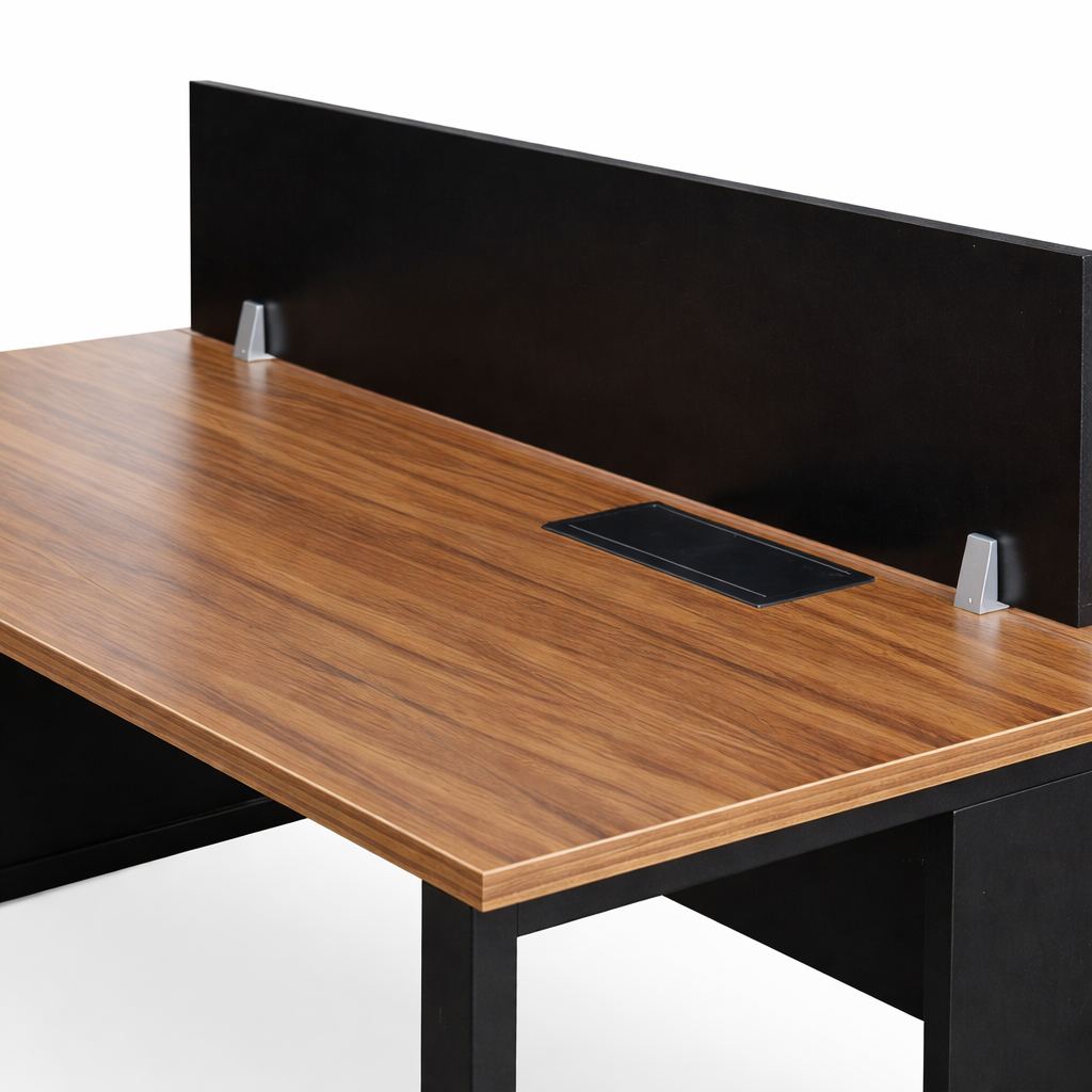 MESÃO COMPONÍVEL PÉ INDUSTRIAL NOGAL SEVILHA|PRETO - Image 3