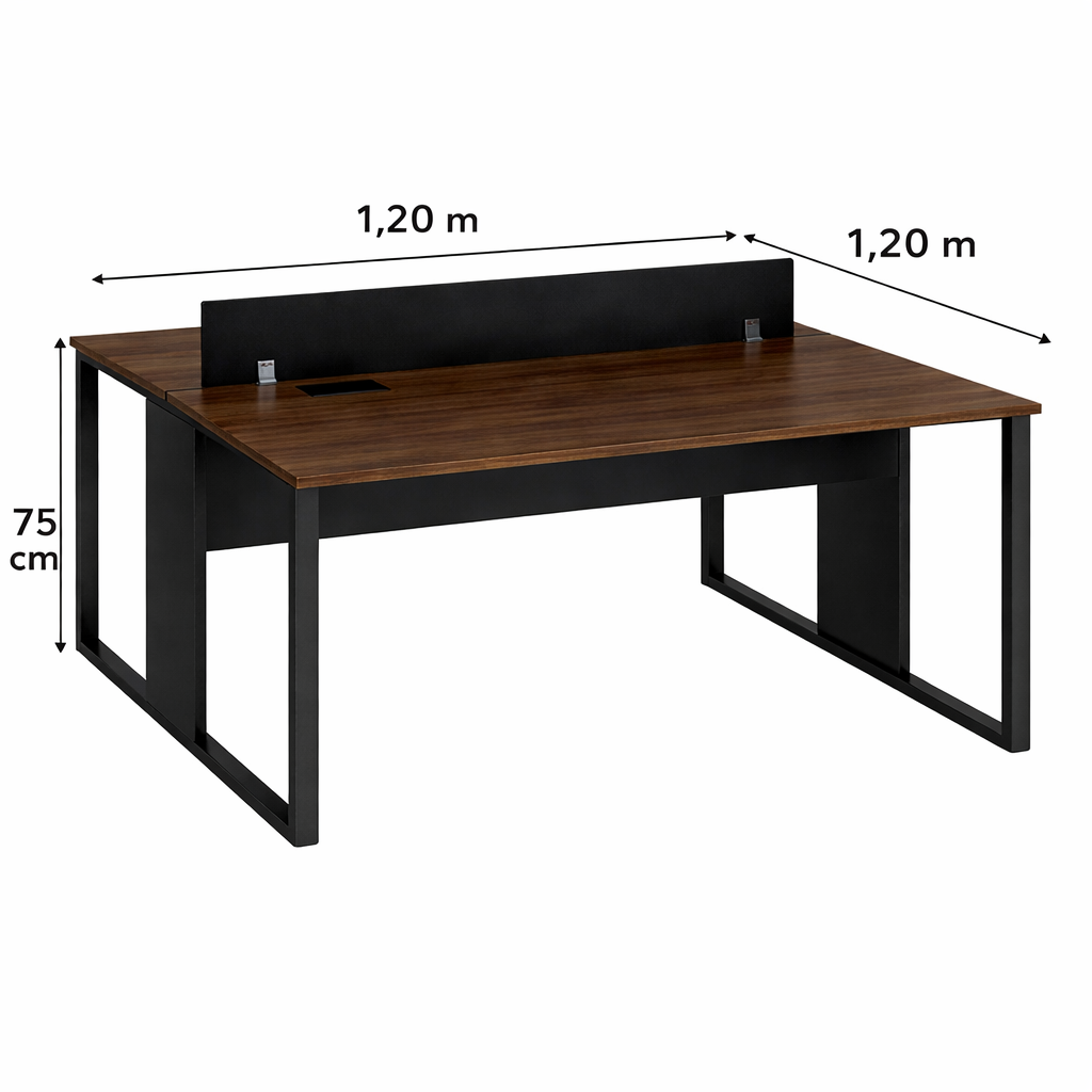 MESÃO COMPONÍVEL PÉ INDUSTRIAL LOURO PRETO - Image 4