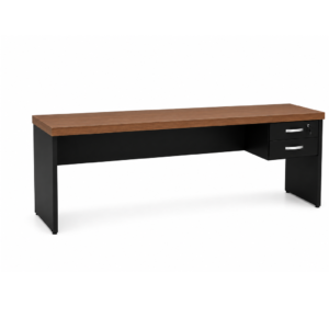 Mesa Reta Maranello 1,70x70 – Nogal com preto