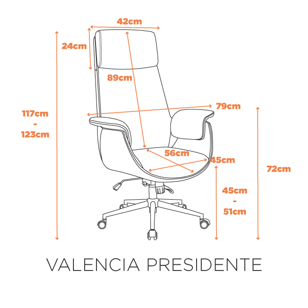 Poltrona Valência Presidente - Imagem 6
