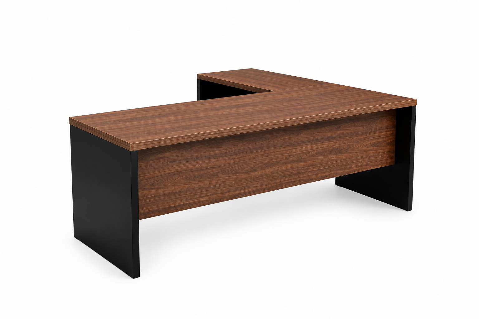 Mesa Em L Maranello 1,70X1,60 Nogal - Imagem 2
