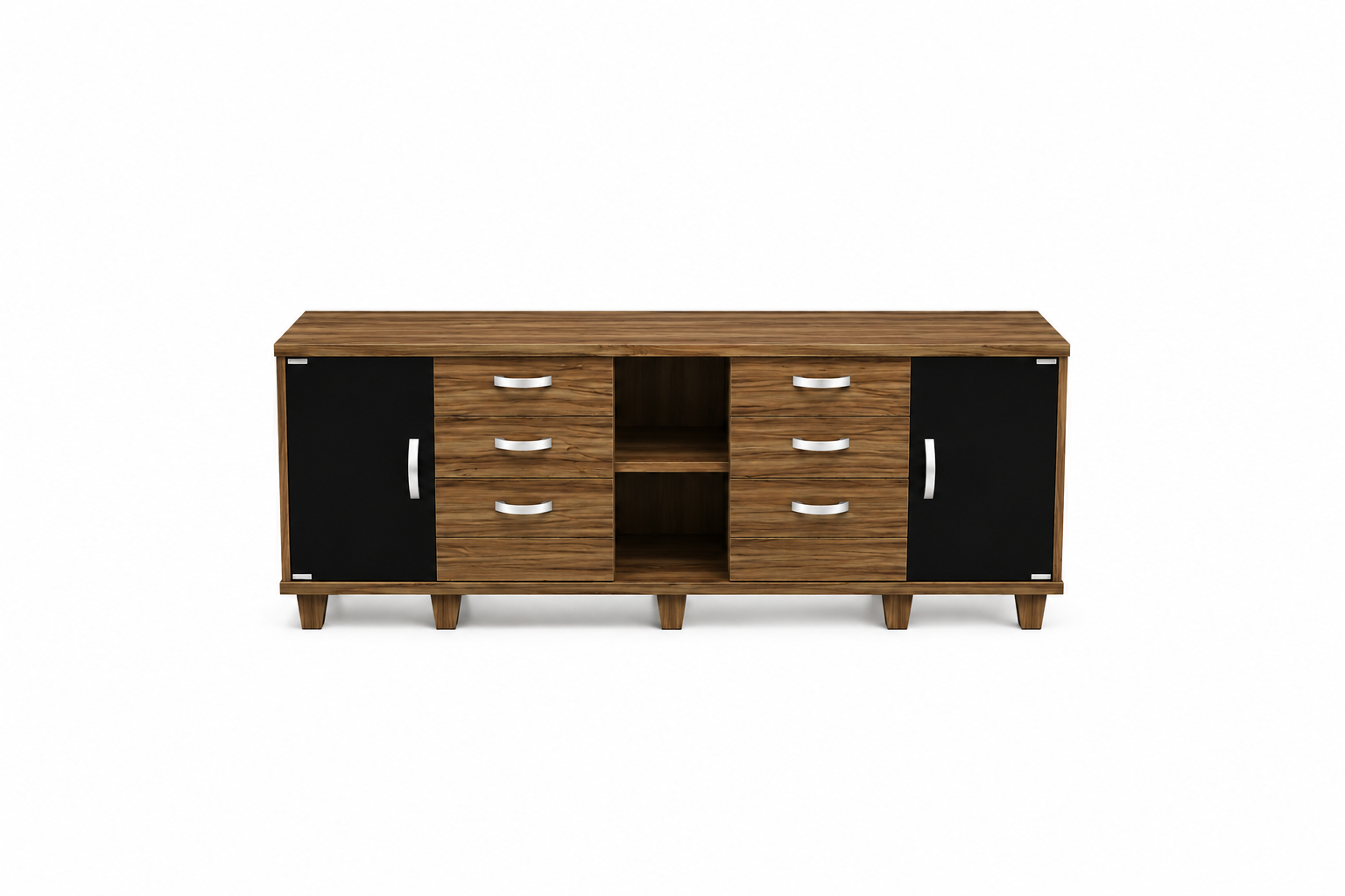 Balcão Credenza Up Duplo Nogal